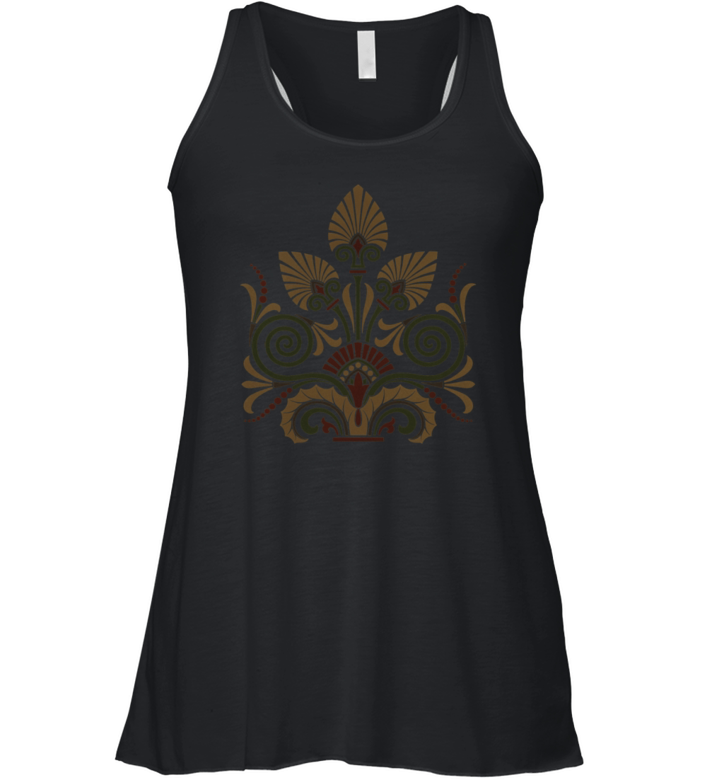 Ancient greek decorative motifs Women's Flowy Tank Top
