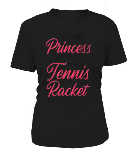 Funny Tennis Player Racket Girl Women's T-Shirt