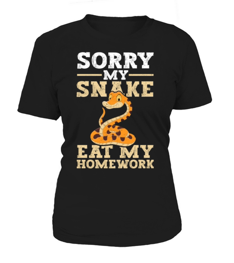 Sorry My Snake Ate Homework Women's T-Shirt