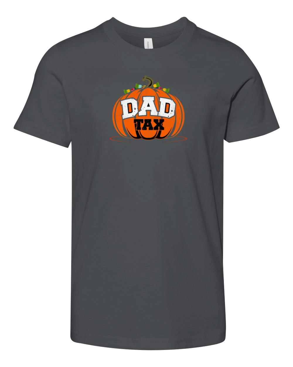 Dad tax Halloween pumpkin vintage Youth Unisex Jersey Tee