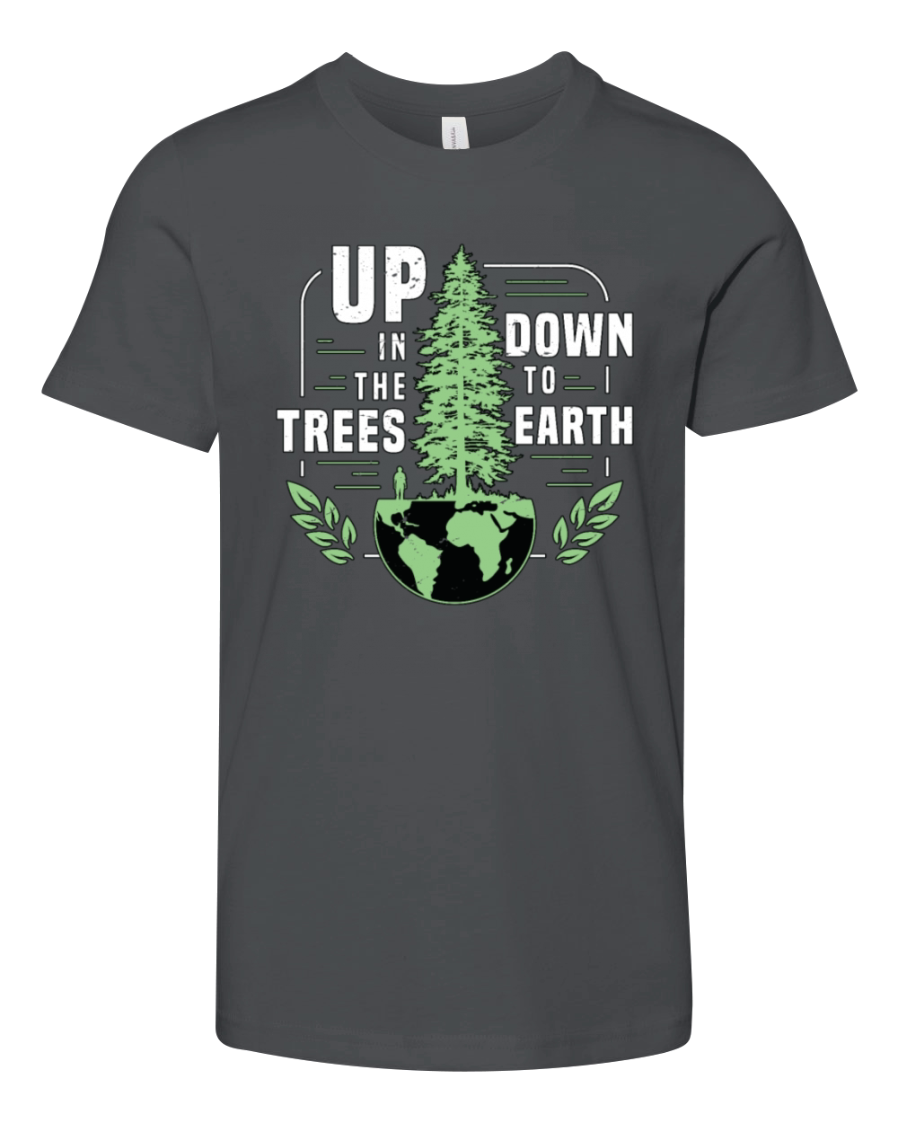 Tree Surgeon Up In The Trees Down To Forest Worker Youth Unisex Jersey Tee