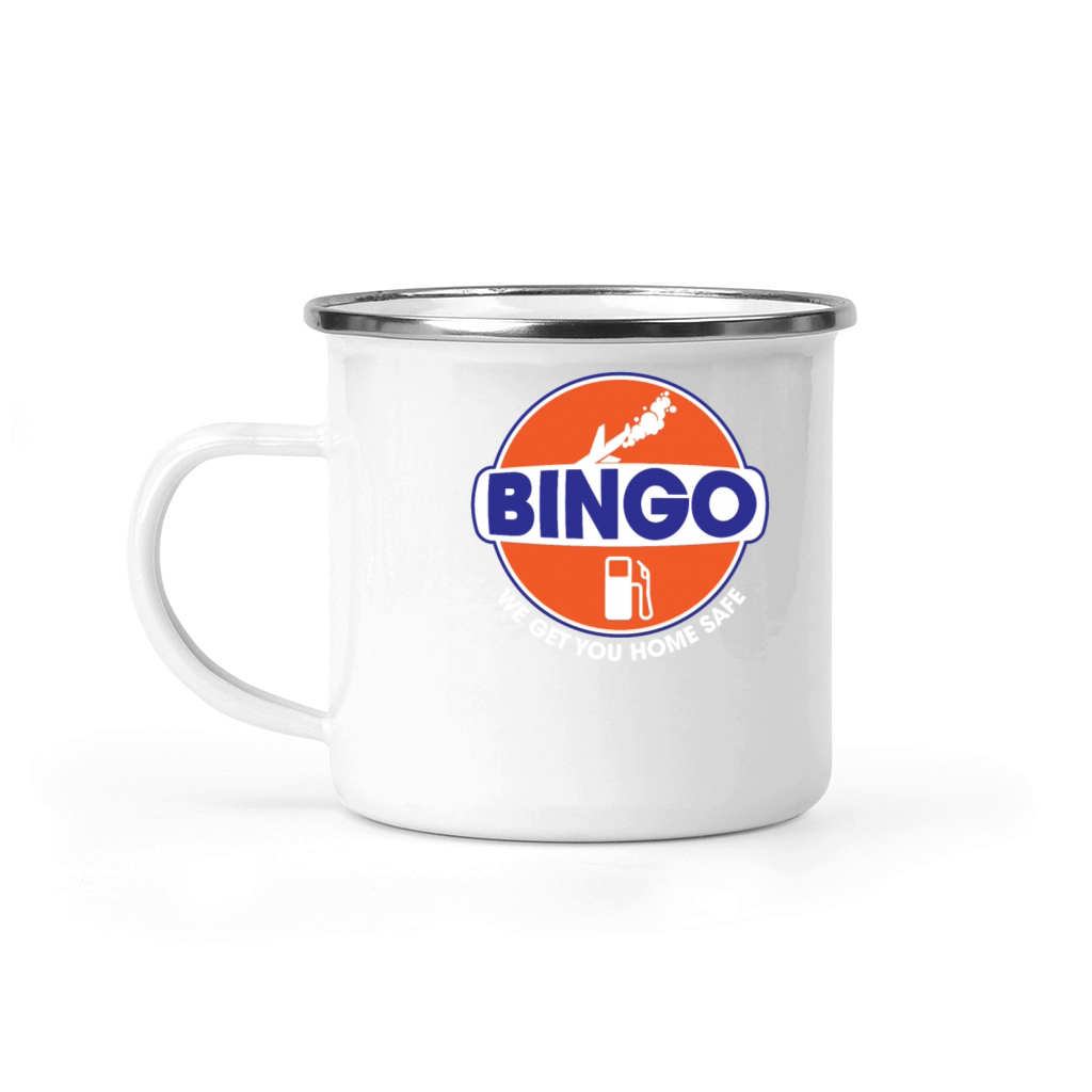 Bingo Fuel Airplane Airline Pilot Humor Bingo Fuel Camping Mug