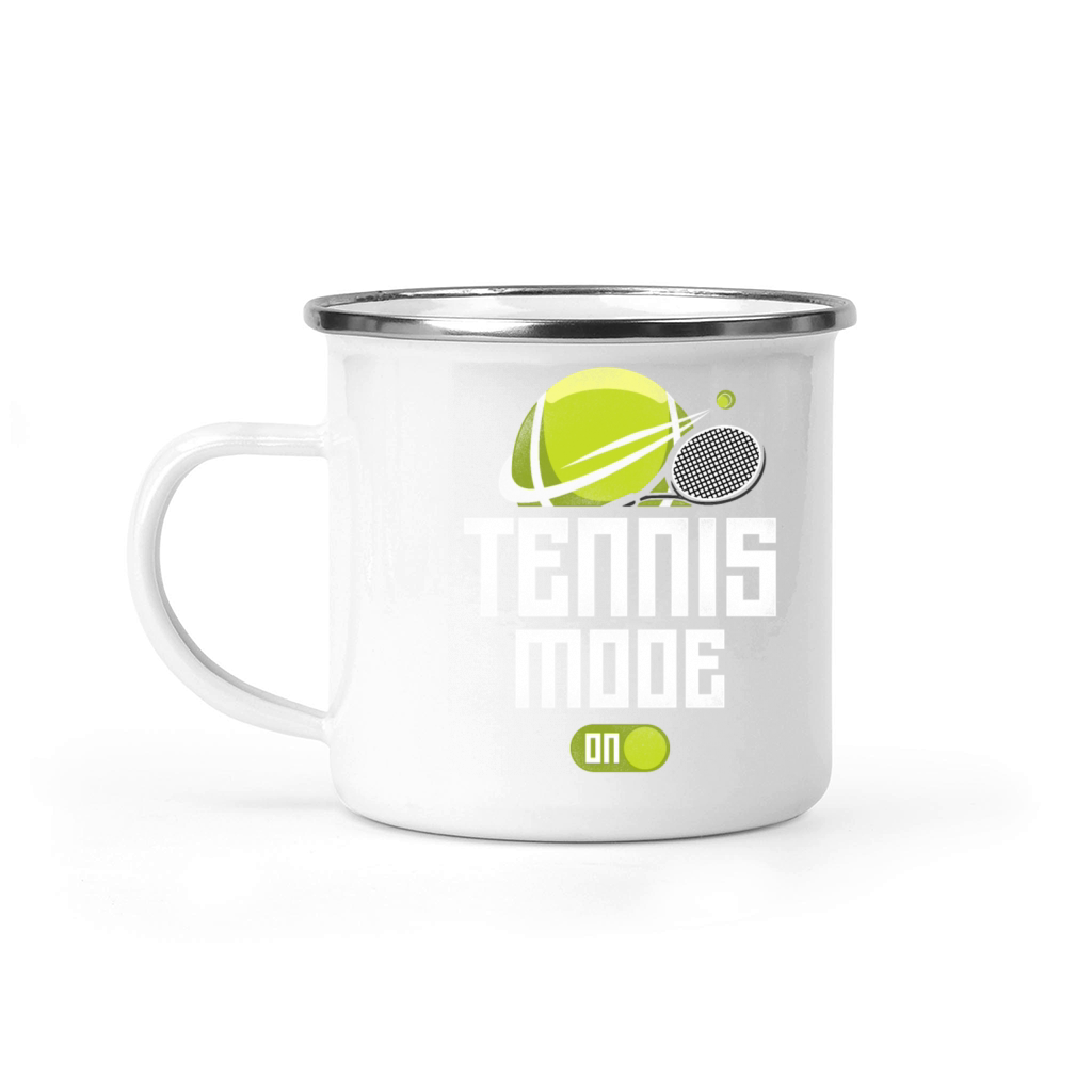 Funny Tennis Player Racket Tennis Camping Mug