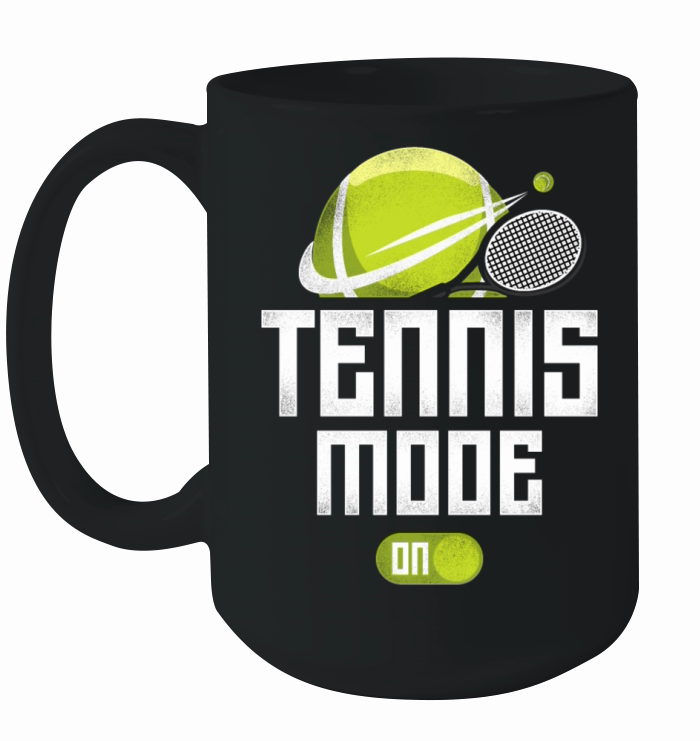 Funny Tennis Player Racket Tennis Ceramic Mug