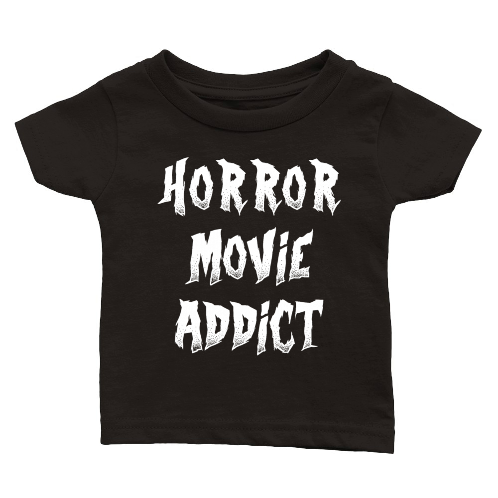 Horror Movie Addict Classic Baby Crewneck T-shirt