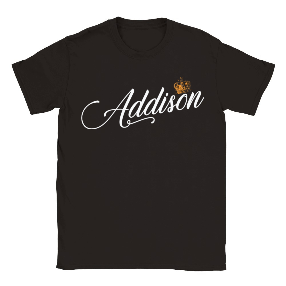 Addison Name for Women Kids Toddlers - Addison Classic Kids Crewneck T-shirt