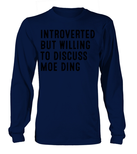 Introverted But Willing To Discuss Moo Deng Pygmy Long sleeved Unisex