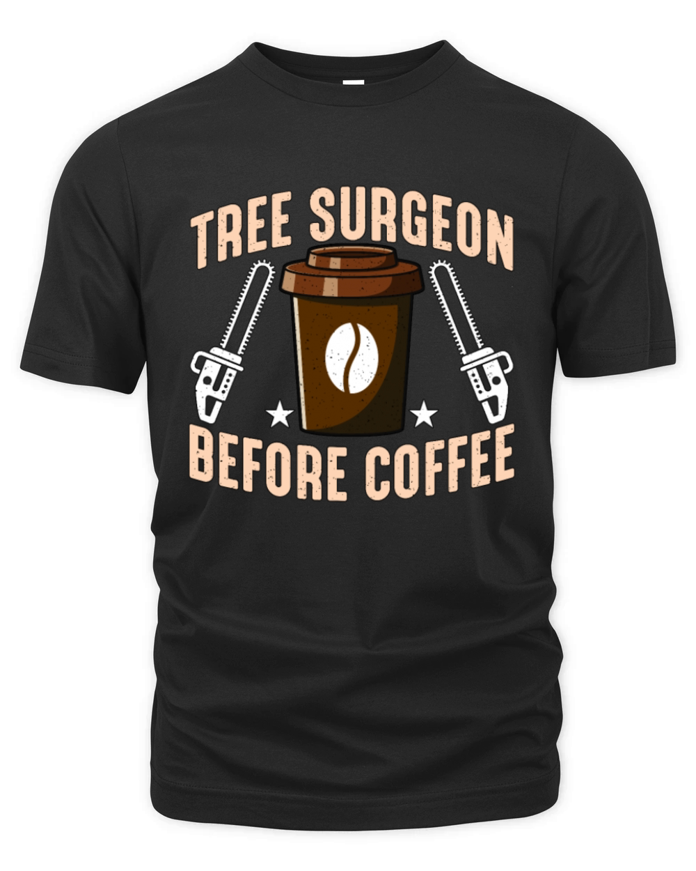Tree Surgeon Before Coffee Arborist Coffee Lover Organic Unisex T-shirt