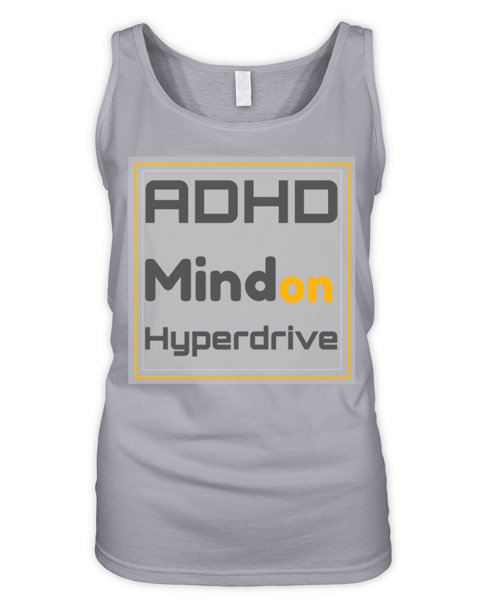 ADHD mind on hyperdrive Organic Women's Tank Top