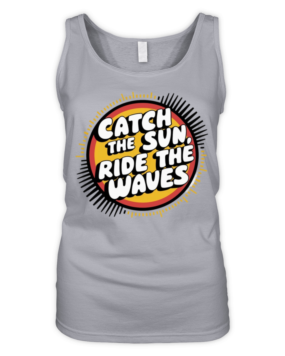 Retro vintage surfing Organic Women's Tank Top