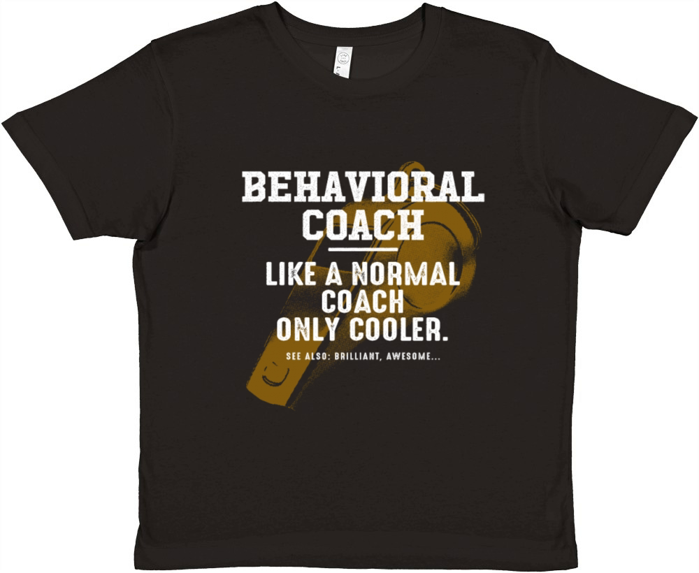 Behavioral Coach Like a Normal Coach Psychological Premium Kids Crewneck T-shirt