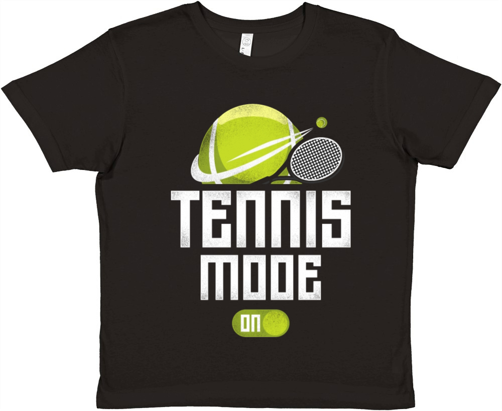 Funny Tennis Player Racket Tennis Premium Kids Crewneck T-shirt
