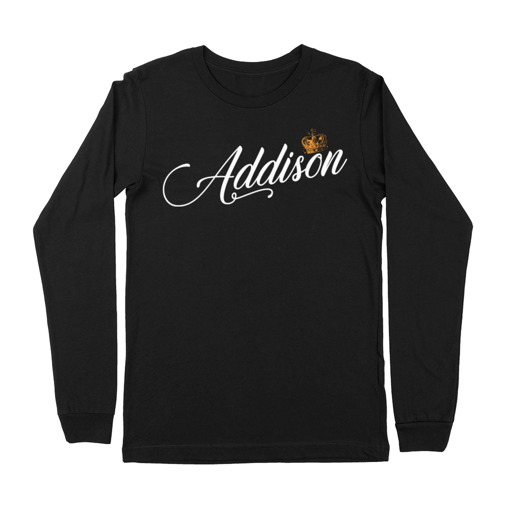 Addison Name for Women Kids Toddlers - Addison Premium Long Sleeve