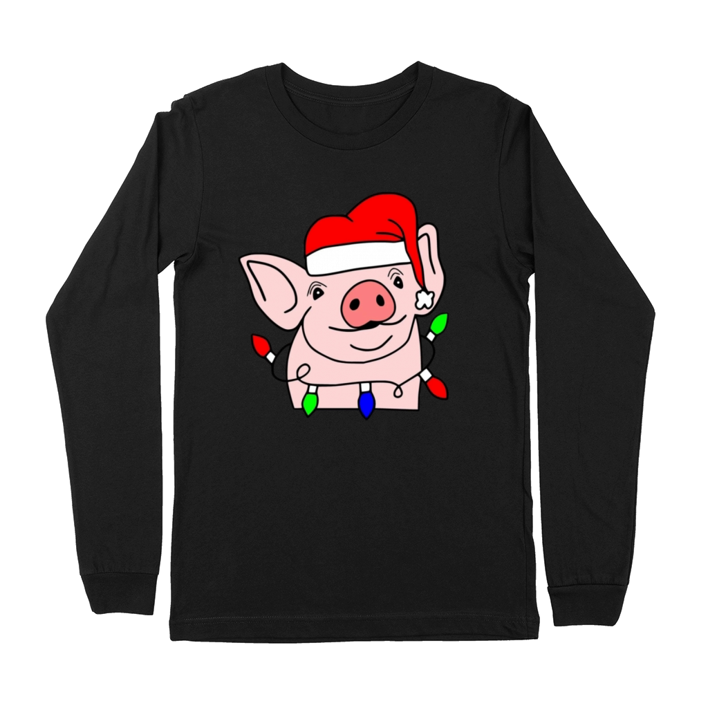 Christmas Pig Premium Long Sleeve