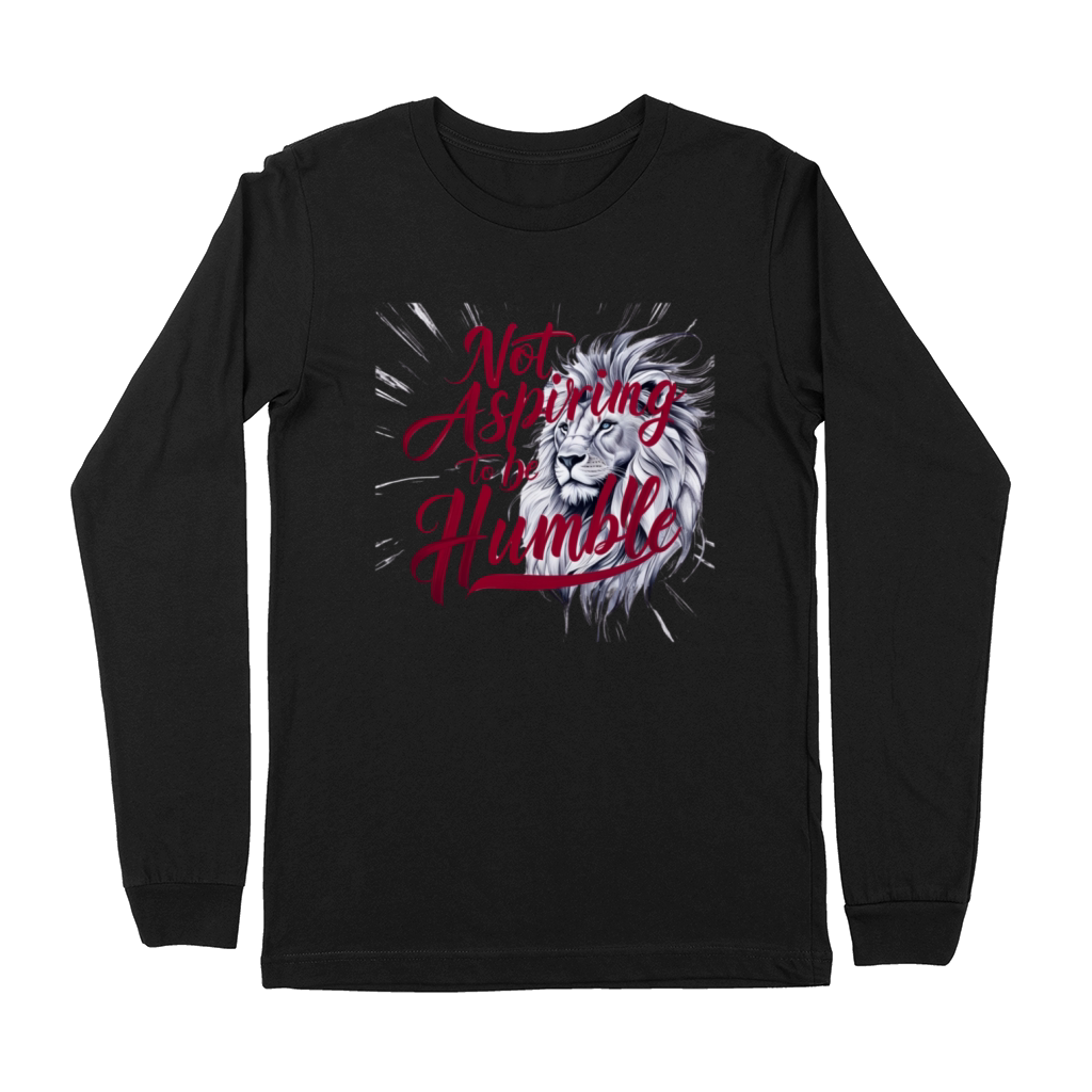 not aspiring to be humble kamala harris quote Premium Long Sleeve