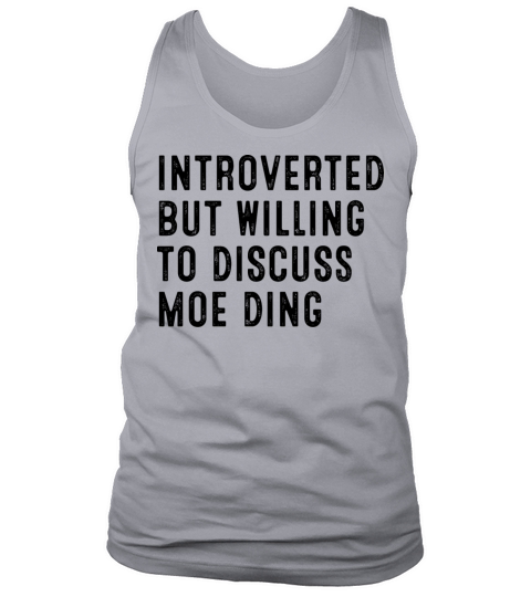 Introverted But Willing To Discuss Moo Deng Pygmy Tank Top Unisex