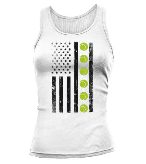 Funny Tennis Player Racket Tank top Woman
