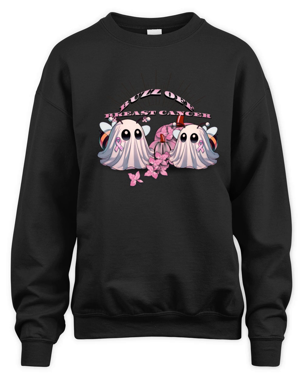 Boo Bees for Breast Cancer Unisex Premium Crewneck Sweatshirt
