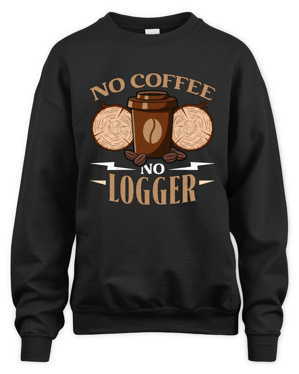 Logging No Coffee No Arborist Coffee Lover Logger Unisex Premium Crewneck Sweatshirt