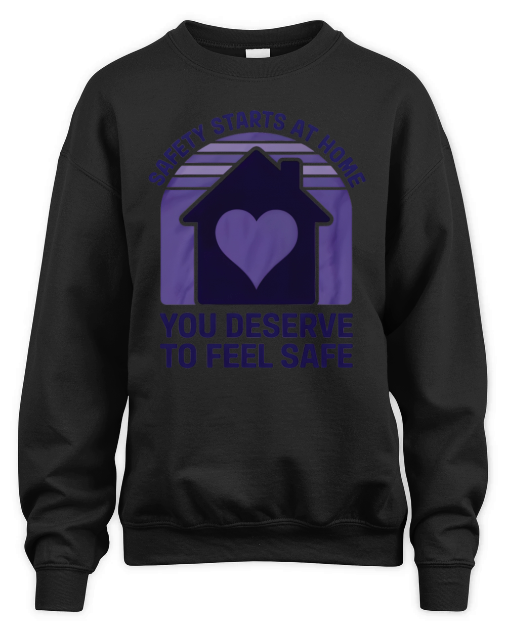 Safety Starts at Home Unisex Premium Crewneck Sweatshirt