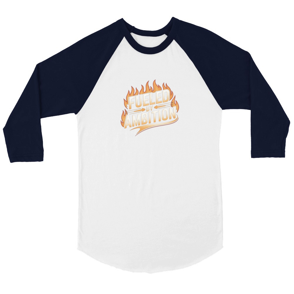 Fueled By Ambition Unisex ¾ sleeve Raglan T-shirt