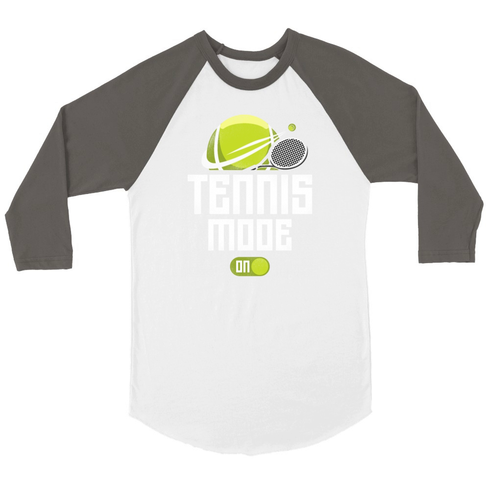 Funny Tennis Player Racket Tennis Unisex ¾ sleeve Raglan T-shirt