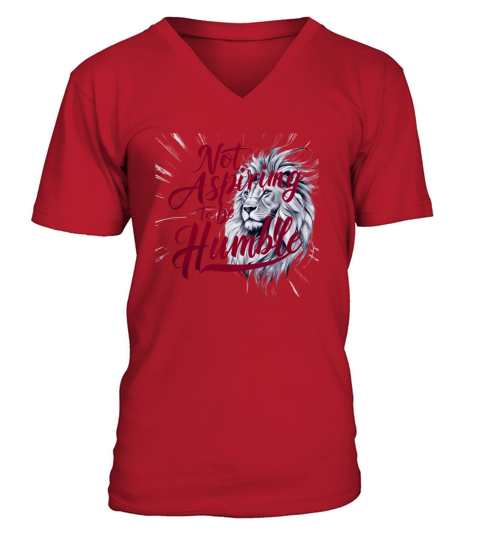 not aspiring to be humble kamala harris quote V-Neck T-shirt