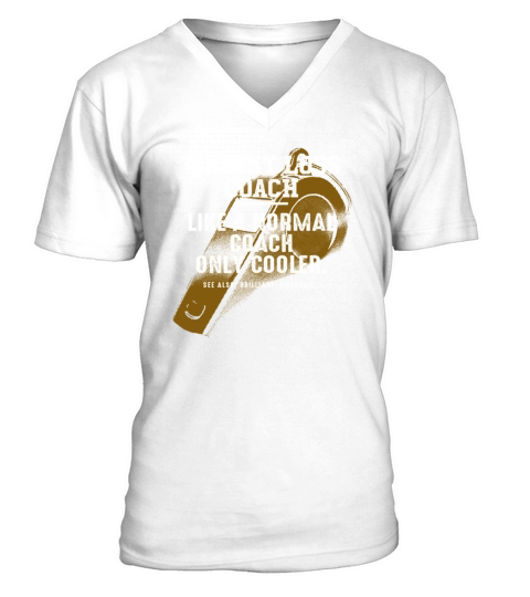 Weight Loss Coach Like a Normal Coach Workout Funn V-Neck T-shirt