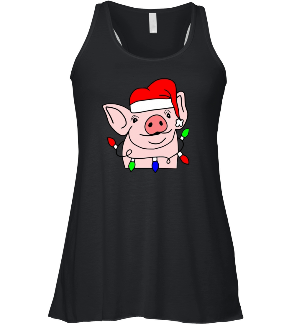 Christmas Pig Women's Flowy Tank Top