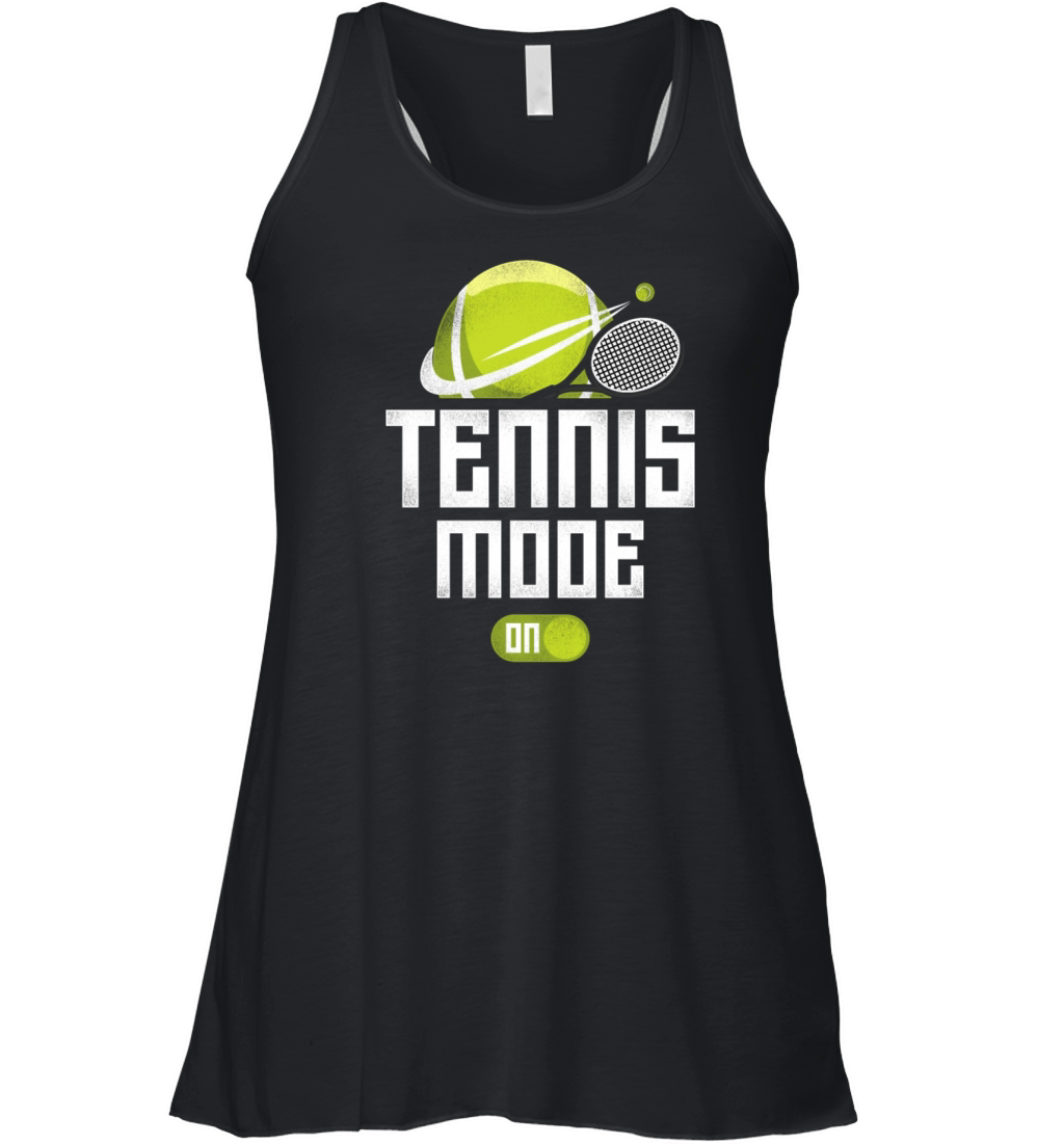 Funny Tennis Player Racket Tennis Women's Flowy Tank Top