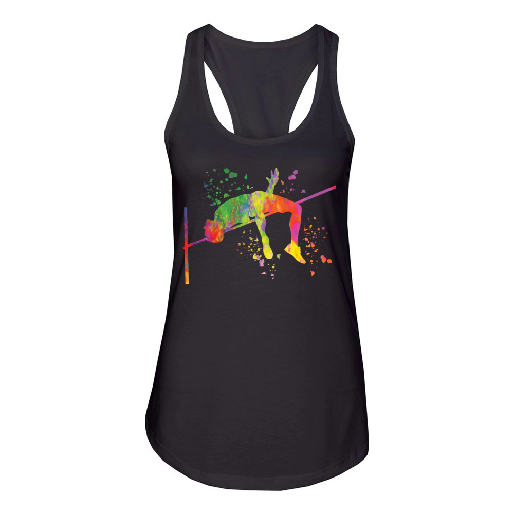 High Jumper High Jumping High Jump Women's Racerback Tank