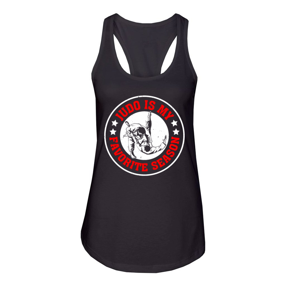 Judo Is My Favorite Season - Judo Fighter Judo Fig Women's Racerback Tank