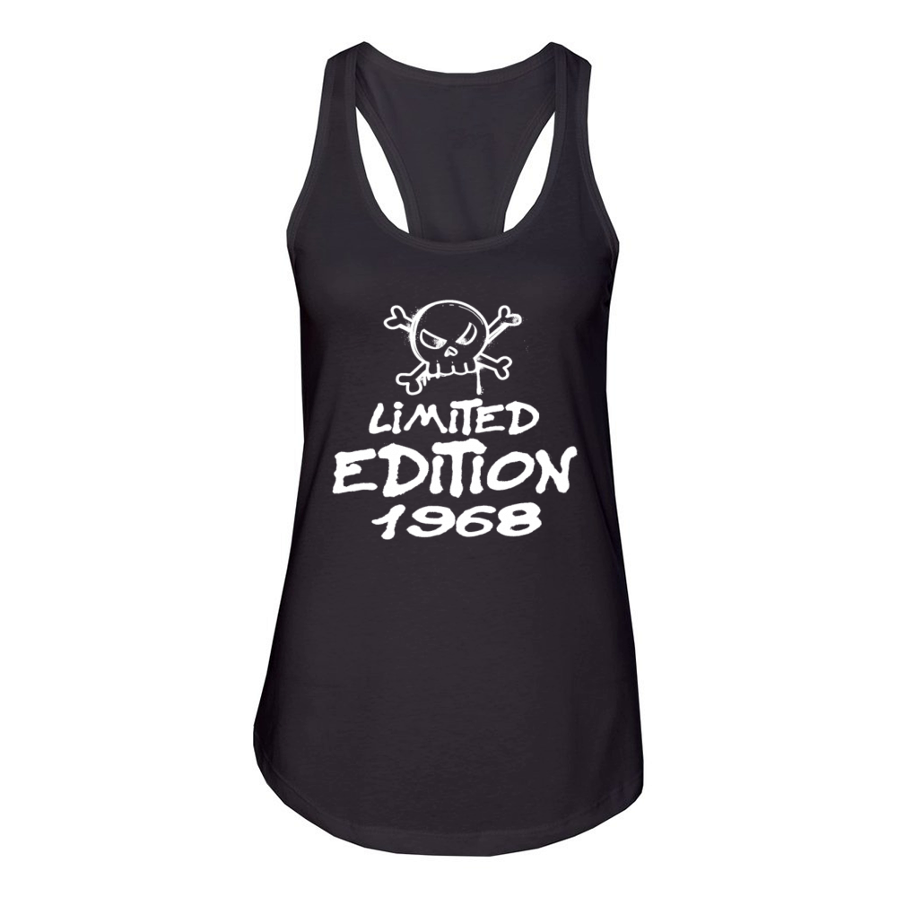 Limited Edition 1968 Birthday 1968 Born Women's Racerback Tank