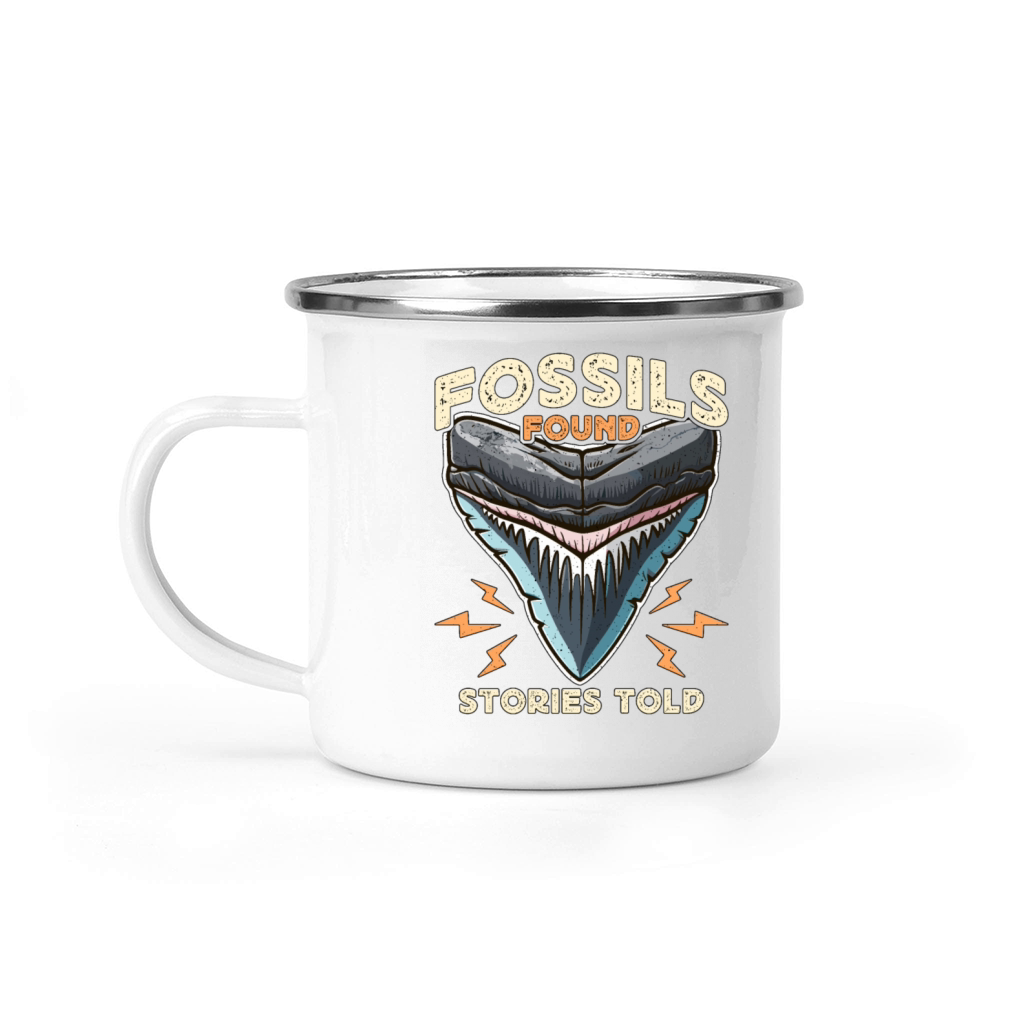 Fossil Hunter Fossils Found Stories Told Geologist Camping Mug
