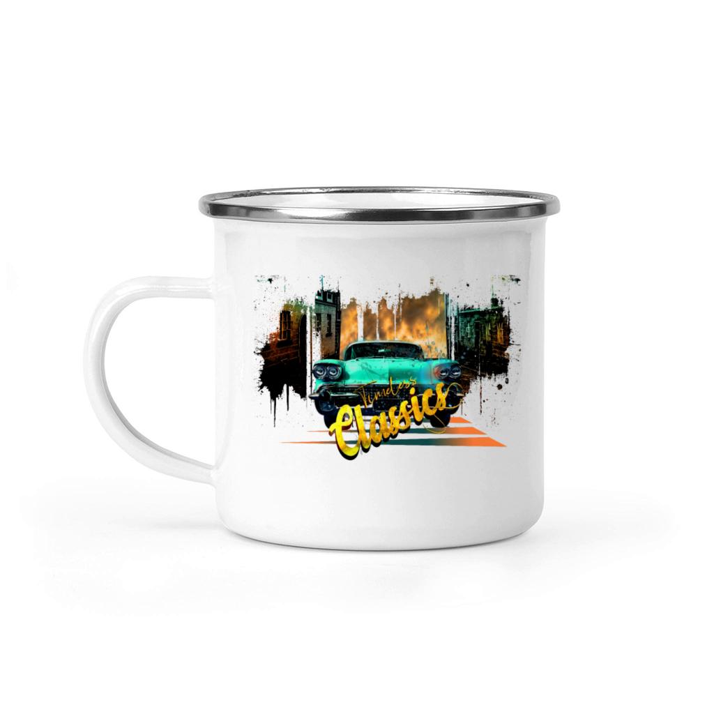 Timless Classics Cars Camping Mug