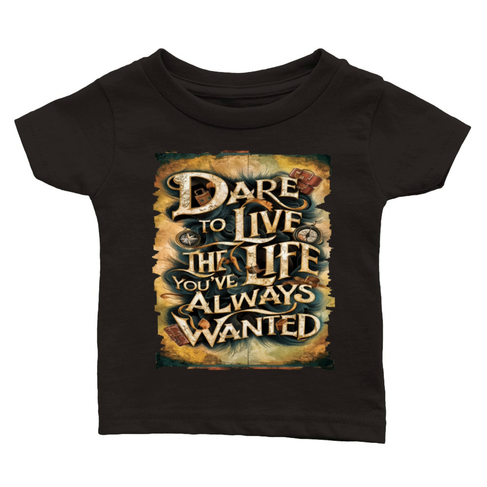 Travel Quote to get inspired N05 Classic Baby Crewneck T-shirt