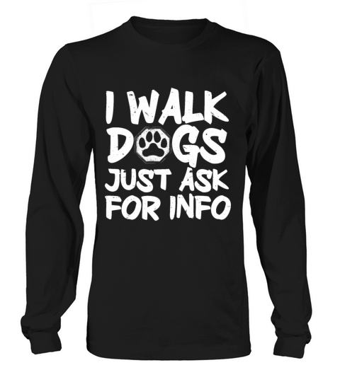 Dog Walker Professional Pet Sitter Dog Walking Long sleeved Unisex