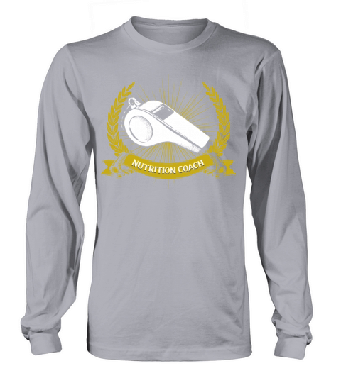Nutrition Coach Nutritionist Funny Health Trainer Long sleeved Unisex