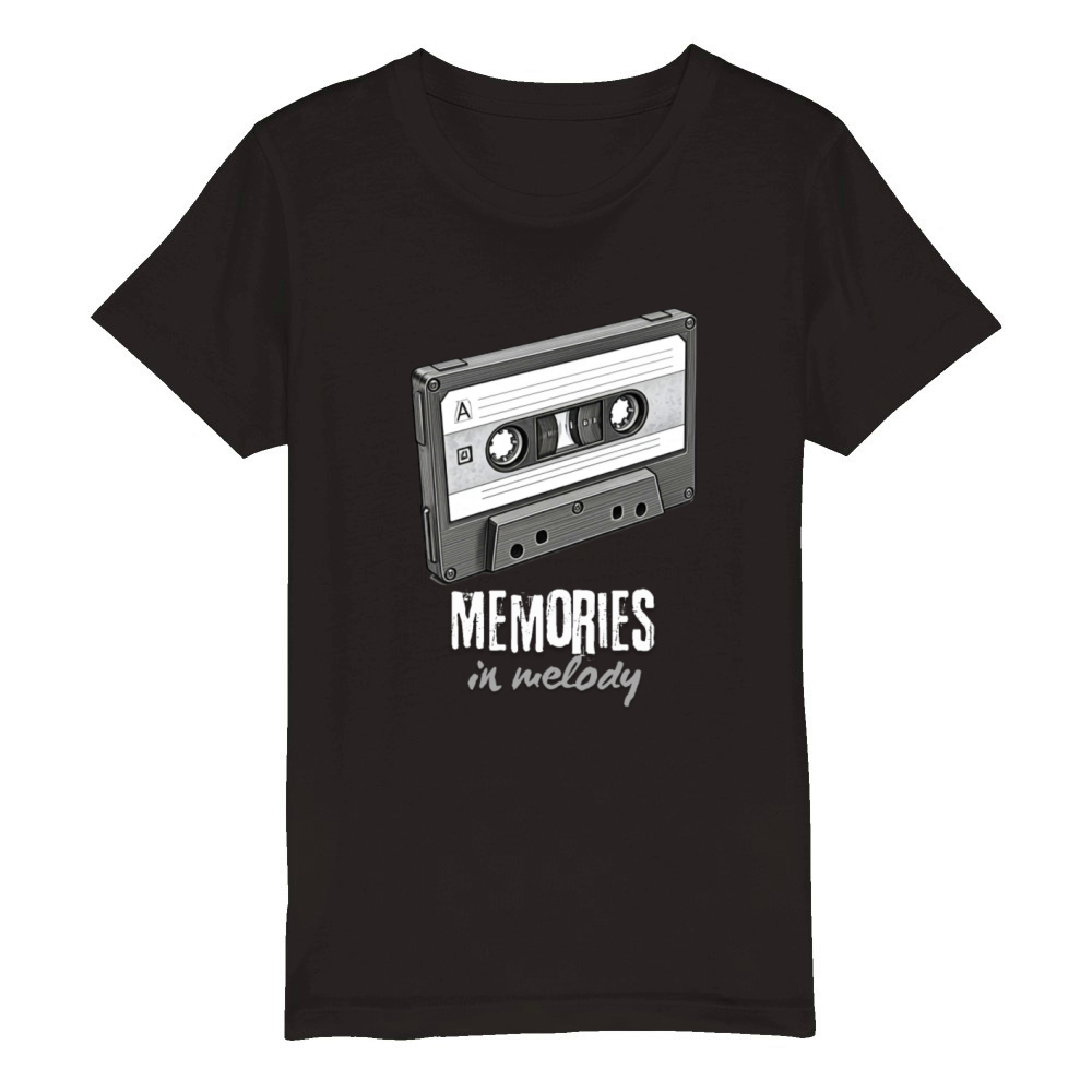 Memories in melody Organic Kids Crewneck T-shirt