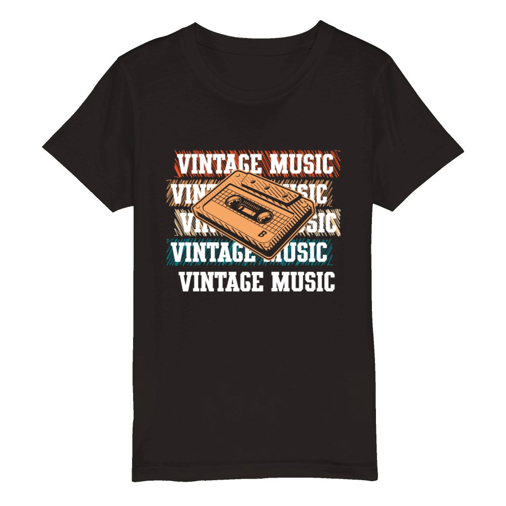 Music Legend Disco Original Organic Kids Crewneck T-shirt