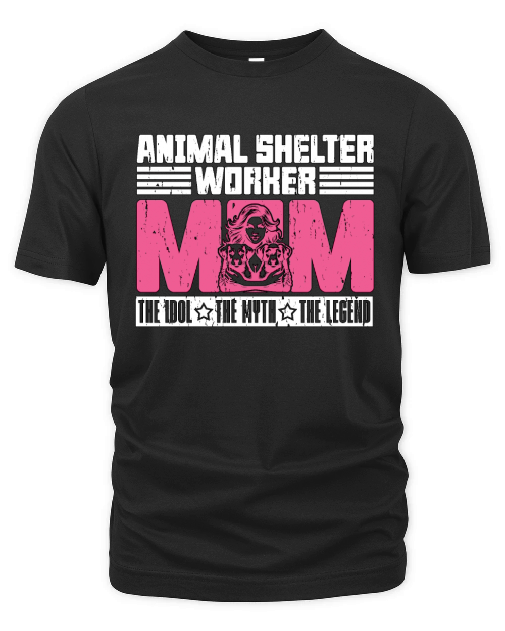 Animal Shelter Worker Mom The Idol The Dog Lover Organic Unisex T-shirt