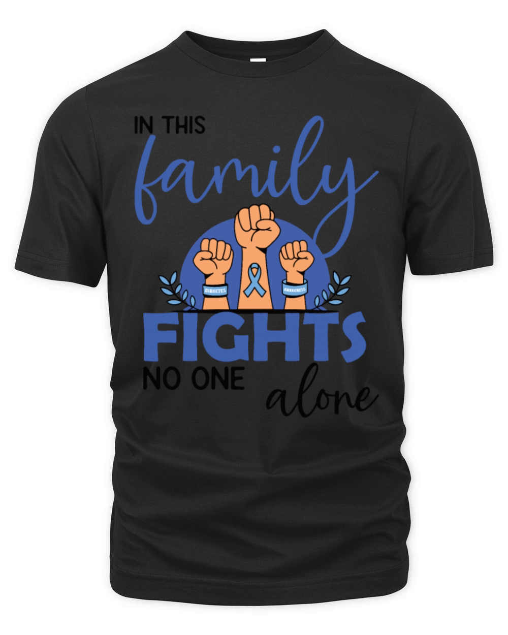 Family Diabetes Support Organic Unisex T-shirt