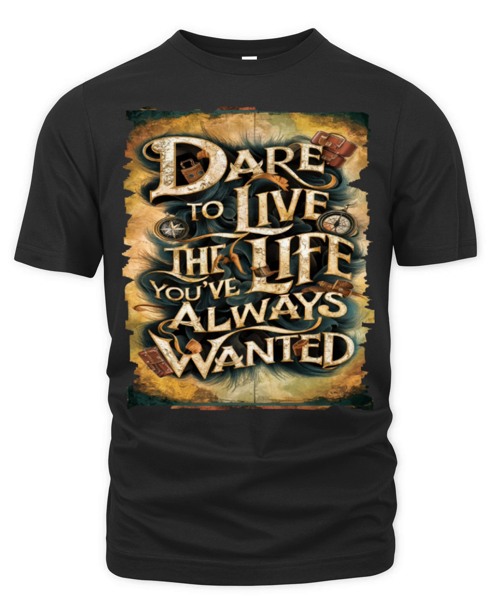 Travel Quote to get inspired N05 Organic Unisex T-shirt