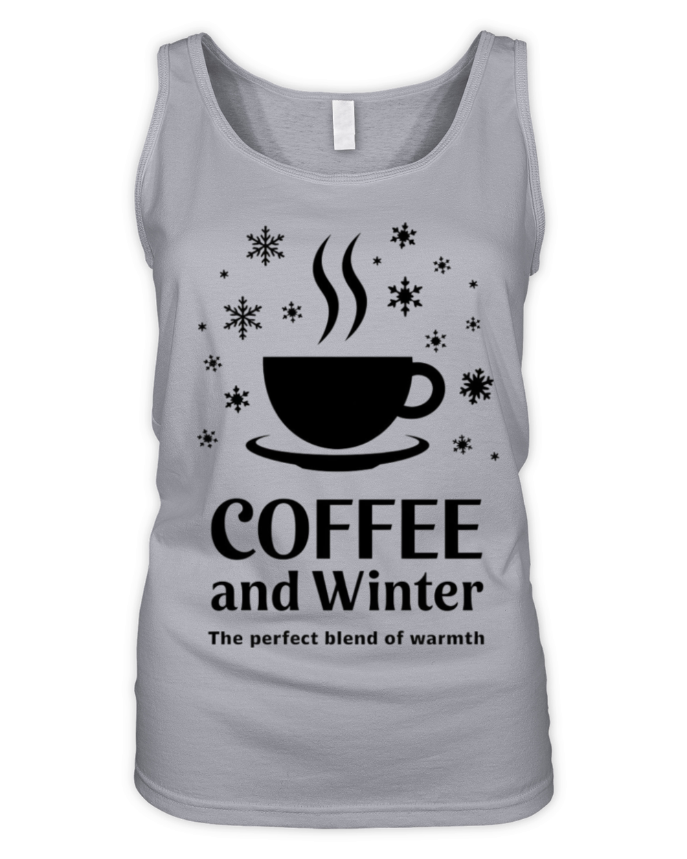coffee and winter the perfect blend of warmth Organic Women's Tank Top