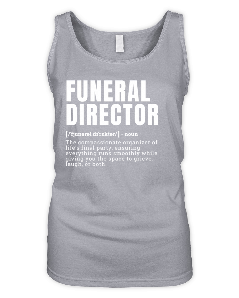 Funny Funeral Director Definition Occupation Organic Women's Tank Top