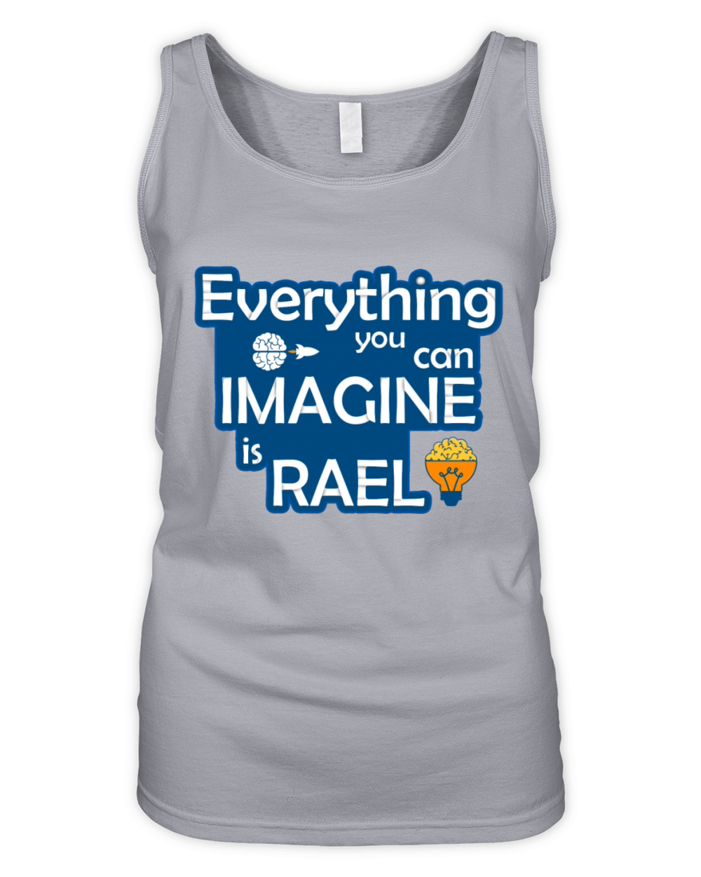 imagineEverything You Can Imagine Is Real-Creative Organic Women's Tank Top