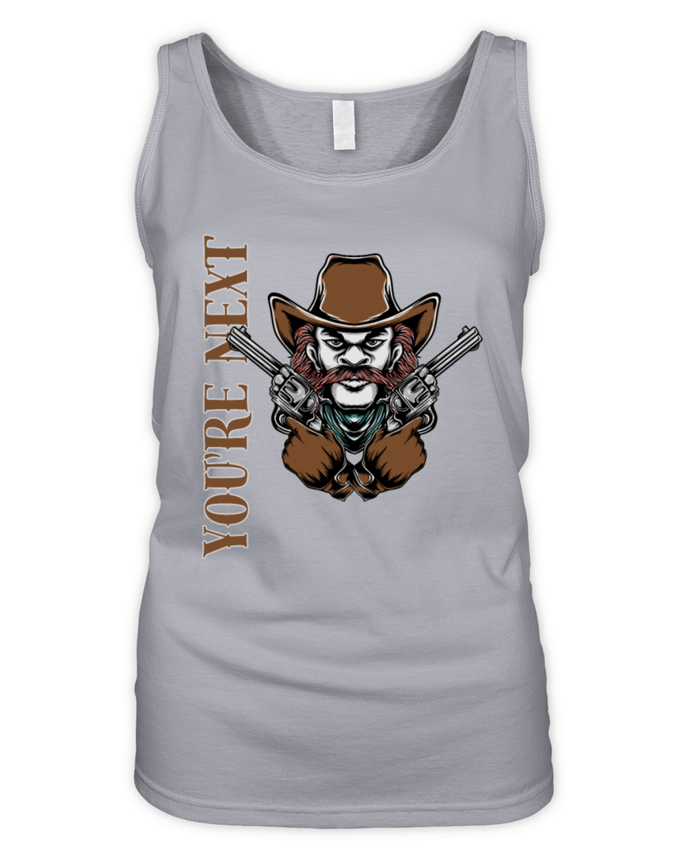 Outlaw Cowboy Youre Next Organic Women's Tank Top