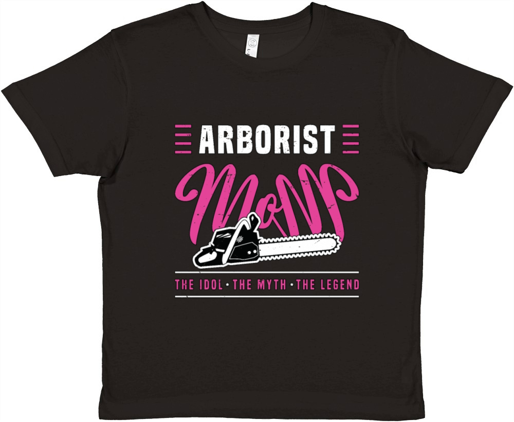 Arborist Mom The Idol The Myth The Tree Specialist Premium Kids Crewneck T-shirt