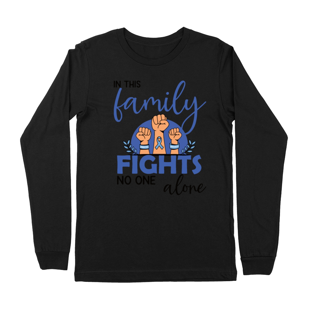 Family Diabetes Support Premium Long Sleeve