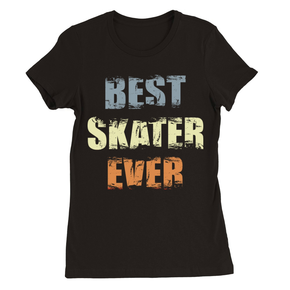 Best Skater Premium Womens Crewneck T-shirt